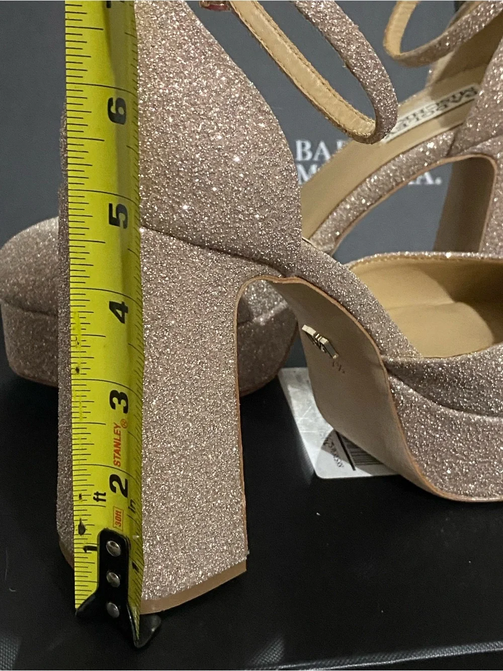 Badgley Mischka Jayne Platform Heels Shoes Size 7.5